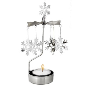 Snowflake Rotary Rotary Candle Holder