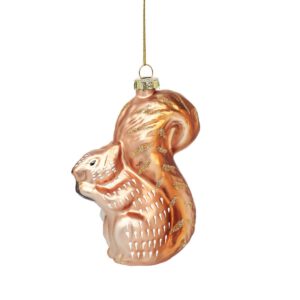 Squirrel Christmas Pendant Glass – Sass & Bella