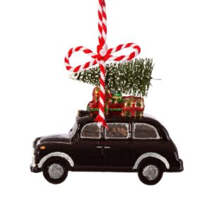 Black taxi bauble