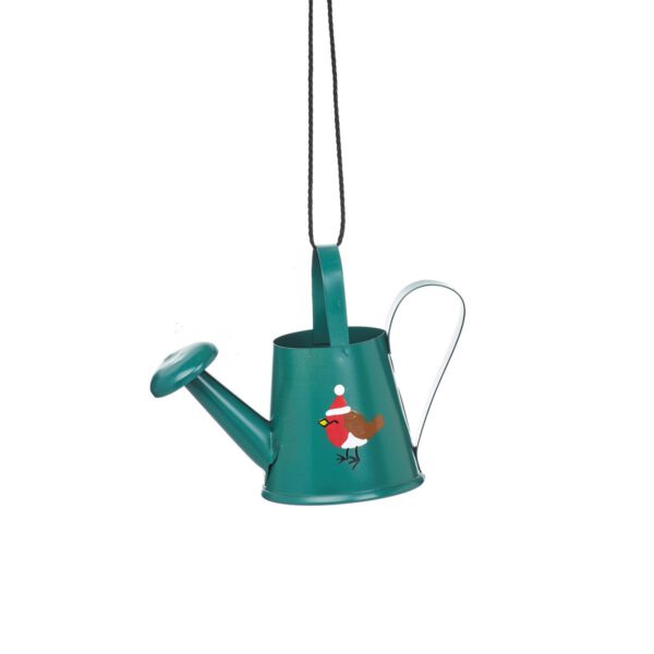 Tin watering can hanger